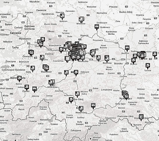 (path- points), czyli takich punktów, które jednoznacznie identyfikują klasę, a pomiędzy