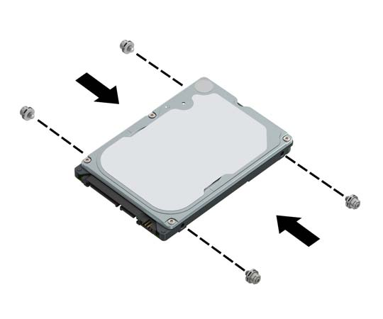 Instalowanie 2,5-calowego dysku twardego 1. Usuń/odłącz urządzenia zabezpieczające, uniemożliwiające otwieranie obudowy komputera. 2. Wyjmij z komputera wszystkie nośniki wymienne, takie jak dyski CD lub napędy USB flash.