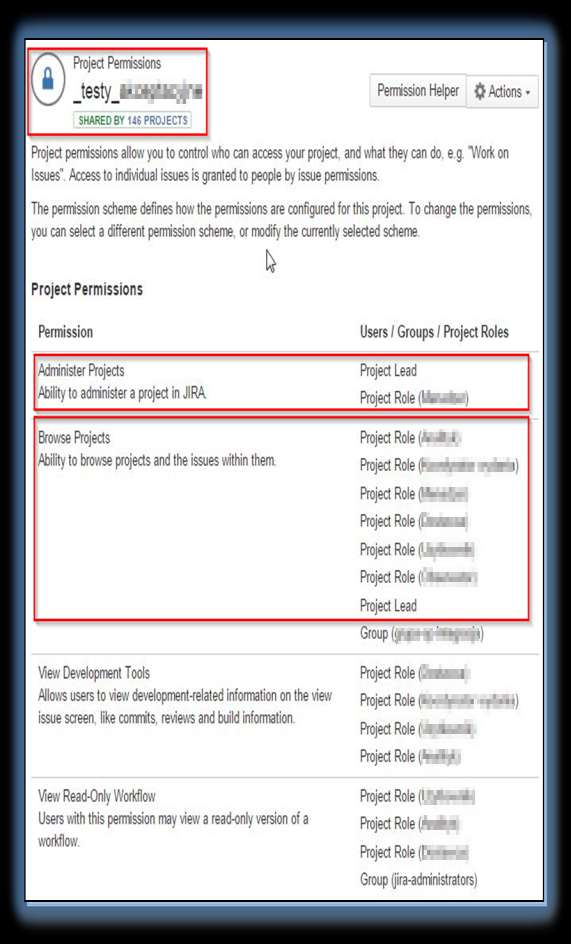 Grupa w JIRA Rola w projekcie