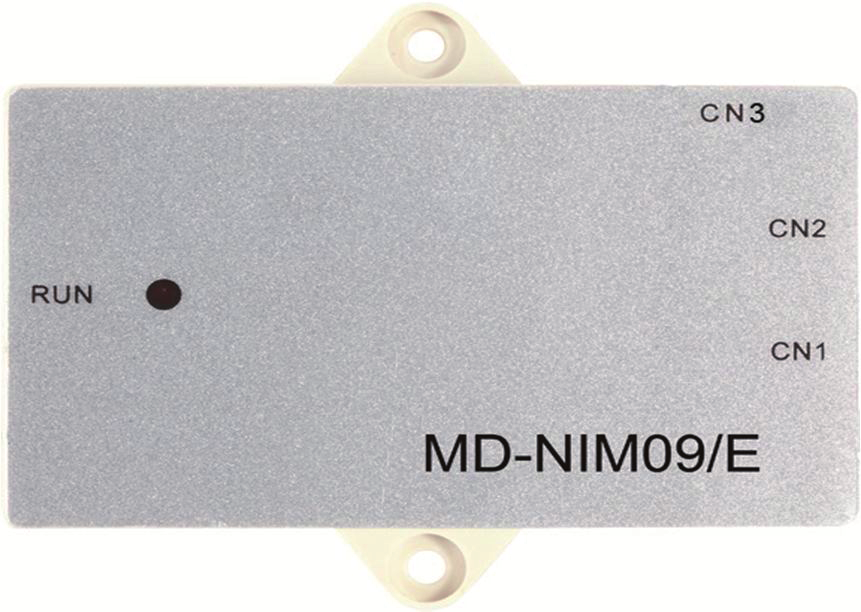 Moduł sterujący Moduł czujnika podczerwieni MD-NIM09/E to czujnik podczerwieni, który potrafi wykryć obecność użytkownika w pomieszczeniu i automatycznie przywrócić pracę klimatyzatora.
