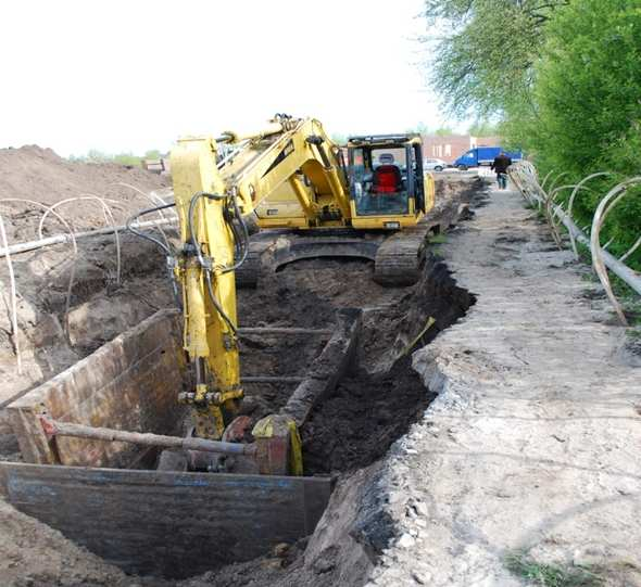 Efekty realizacji projektu Łączna długość sieci kanalizacji sanitarnej wykonana w ramach projektu wynosi 12,9 km, w tym 0,3 km dotyczy renowacji istniejącego kanału metodą bezwykopową.