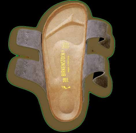 Profilowana wkładka Birkenstock 1 2 Profilowana wkładka Birkenstock 5 3 5 4 100 6 7 1 Krawędź wkładki: Celewo podniesiona by chronić Twoje palce.