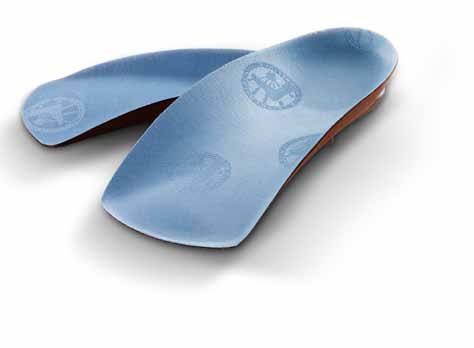 Niebieska Wkładka Niebieska Wkładka jest idealna dla każdego, kto chce się cieszyć unikalnym komfortem wkładek Birkenstock również w pełnych butach innych producentów.