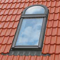 Kołnierze uszczelniające do montażu okien do poddaszy z górnymi elementami Dopuszczalny kąt nachylenia połaci dachowej Od 20 do 85 stopni.