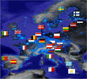 Kraje należące do Unii Europejskie: -Portugalia -Luksemburg -Litwa -Hiszpania -Niemcy -Łotwa -Francja -Dania -Estonia -Włochy