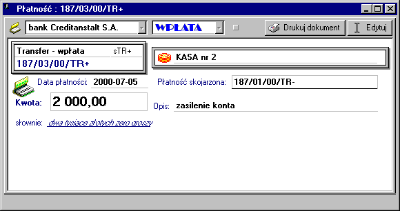 6 12 Podręcznik użytkownika Faktura wytłuszczony numer i kwotę, rozliczone prezentowane są czcionką normalną.