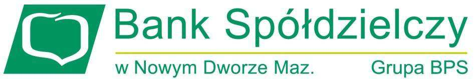 Załącznik do Uchwały Nr 41/2015 Zarządu Banku Spółdzielczego w Nowym Dworze Mazowieckim z dnia 14 kwietnia 2015 r.