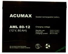 Akumulator bezobsługowy AGM 80Ah/12V, dedykowany do zasilacza awaryjnego A200WAC. Żywotnośd 10 lat.