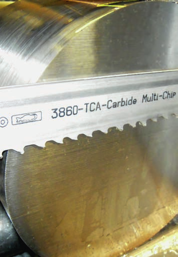 4/2 TCA 3860-54-1.6-TCA-1.4/2 Specjalna piła taśmowa do aluminium.
