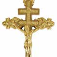 Krzyże Krzyż prawosławny Szerokość: 170mm Wysokość: 420mm Złoty Połysk Złoty