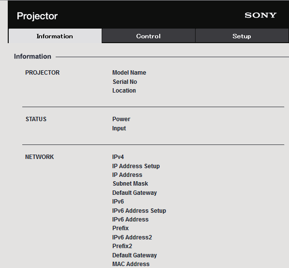 użytkownika wpisz root, a jako hasło wpisz Projector. Podczas pierwszego logowania zostaje wyświetlone okno z monitem o zmianę hasła. Zmień hasło, postępując zgodnie z instrukcjami ekranowymi.