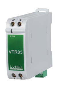 VTR05 przetwornik dc dc transducer VTR05 zapewnia separację galwaniczną pomiędzy wejściem wyjściem i obwodem zasilania.