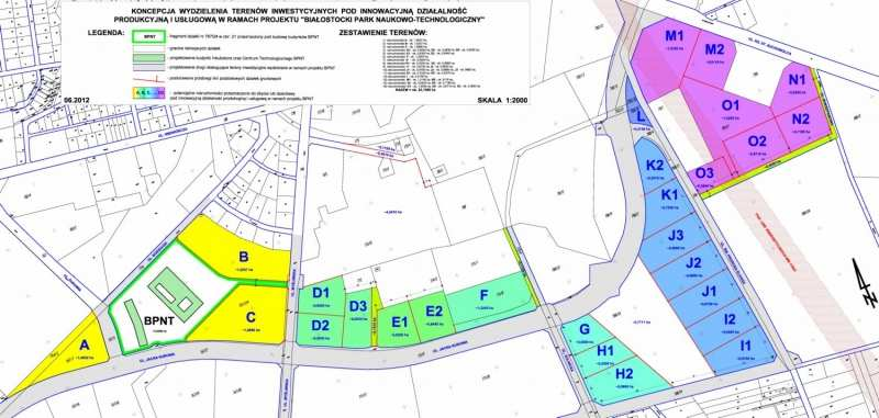 Wschodnią część osiedla zajmują tereny byłej posiadłości Lubomirskich, z neoklasycystycznym pałacem i parkiem, stawami oraz zabudowaniami przemysłowymi. Parki i pałac są objęte ochroną konserwatorską.