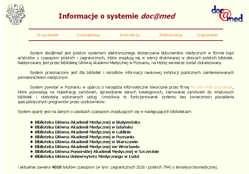 System elektronicznego dostarczania