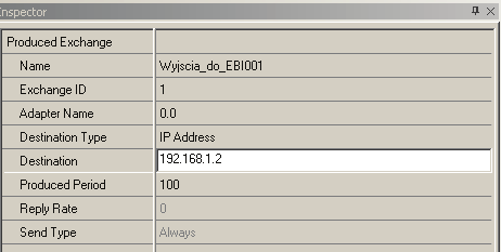 Załóżmy ramkę wysyłaną do IC200EBI001 i określmy jej właściwości oraz zawartość W tej ramce, oprócz 16-bitowego rejestru statusowego ramki EGD (w przykładzie jest on utworzony z bitów, począwszy