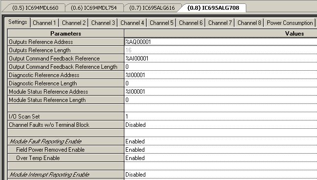 We właściwościach komponentu Ethernet Global Data ustawiamy