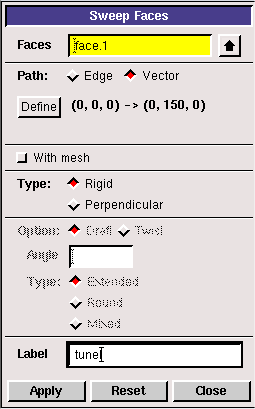 Przepływ odbywa się w zamkniętej przestrzeni tunelu aerodynamicznego o wymiarach wysokość x długość x głębokość = 200 x 600 x 150 mm.