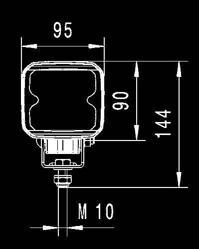 Produkty 61 Q90 Seria THERMO PRO Cechy produktu Termoprzewodząca obudowa z tworzywa sztucznego wzmacnianego włóknem szklanym i bardzo wytrzymały pałąk z tworzywa zapewniają wysoką odporność na