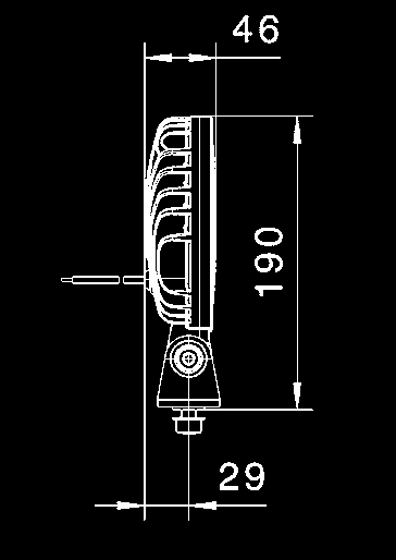 33 V X X X Oświetlenie dalekiego zasięgu Zużycie energii 16 W 22 W 30 W Lumeny (ciepły) 700 lm 1200 lm 1800 lm Podłączenie Przewód