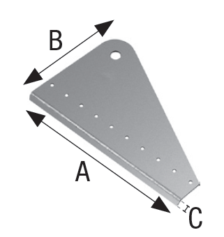 System stężenia wiatrowego 25 składa się z następujących elementów: Taśma perforowana N o szerokości 25mm lachy węzłowe (NG25, NF25, NK25) daptery do połączeń taśma-blacha węzłowa (NKK25) Złączki