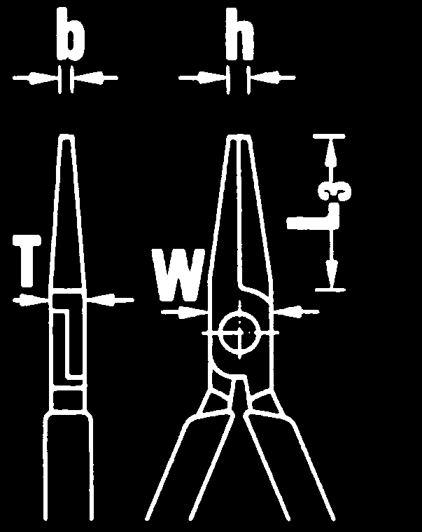 6516 Szczypce płaskie dla mechaników szczególnie przystosowane do prac przy precyzyjnych urządzeniach mechanicznych, szczęki płasko-szerokie, powierzchnie chwytne odporne na ścieranie się, z