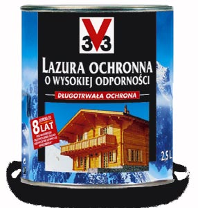 WŁAÂCIWOÂCI Dzi ki wysokiej zawartoêci ywic i Êrodków chroniàcych przed promieniowaniem UV zapewnia d ugotrwa à ochron do 8 lat trwa oêci. Odporna na wp yw ekstremalnych warunków klimatycznych.