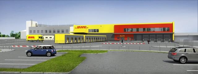PORT LOTNICZY GDAŃSK Budowa budynku magazynowego z funkcją administracyjną oraz układu drogowego dla DHL na terenie Portu Lotniczego