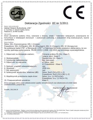 Kolekcja ktyczna Deklaracja zgodności CE