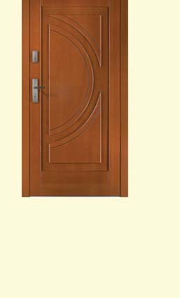 Spokojne wzornictwo z charakterystycznymi łukami nawiązuje do modeli znanych od lat. większości przeszklonych drzwi można zamontować atrakcyjne witraże.