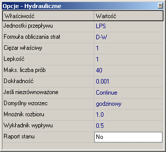 7. Wprowadzanie krzywej pompy Klikając w Przeglądarce Dane/Krzywe + ikona Dodaj - wyświetla się