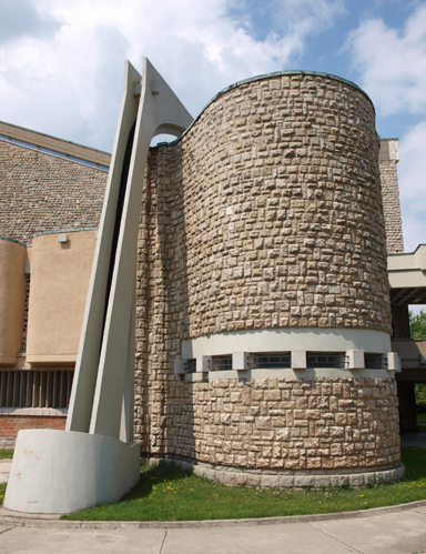 Joseph the Worker in Kielce side chapel and reinforced concrete buttress; Ryc. 22.