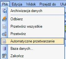 Jeśli jednak w trakcie przetwarzania danej wiadomości wystąpiły błędy, wtedy wiadomość zostanie umieszczona w folderze Elementy źle przetworzone.