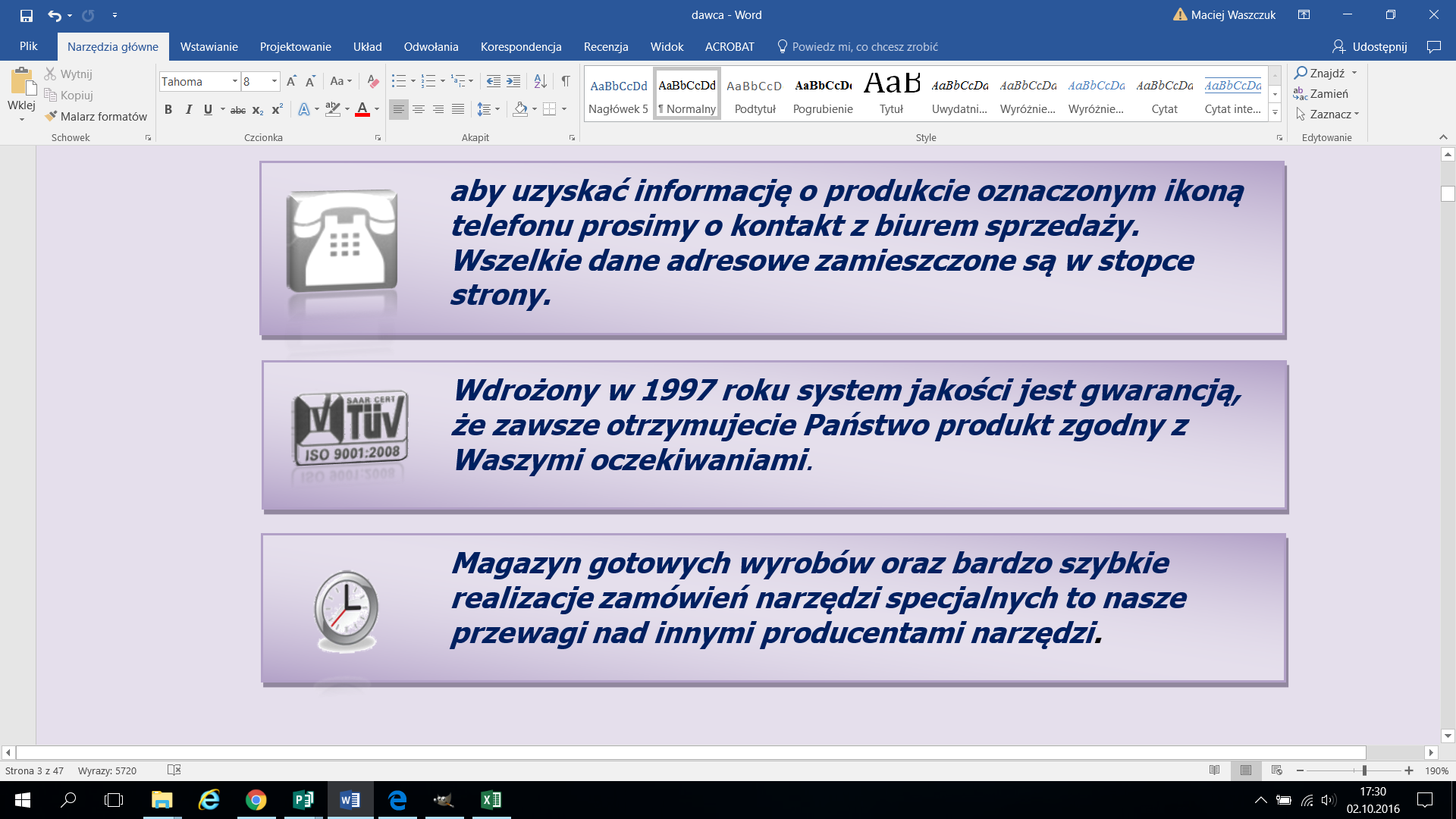 Spis treści Wybrane nowości 7 9 Wiertła stopniowe 10-12 Pogłębiacze 13-19