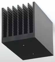 Seria 77 - Przekaźnik półprzewodnikowy SERIA 77 Akcesoria Heat-sink, anodowane aluminium, 2 K/W, 65 x 100 mm, tylko dla 77.25 077.