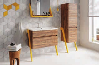 the first bathroom furniture collection 2001 JOANNA pierwsza