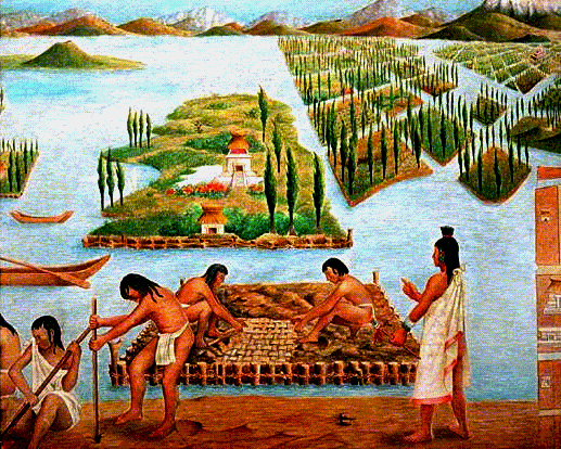3 źródła dochodów Azteków: daniny płacone przez podbite plemiona, rolcnitwo oraz rzemiosło połączone z handlem.