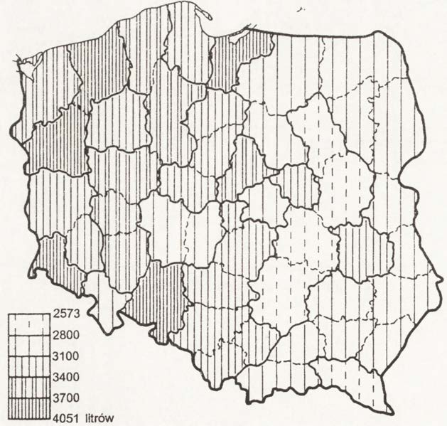 Przeciętny roczny udój