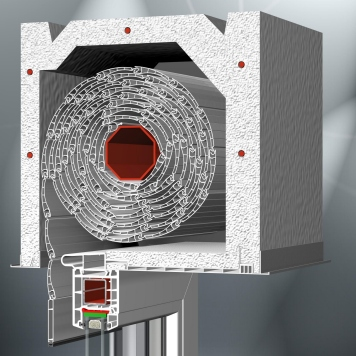 SYSTEMY ROLET ZEWNÊTRZNYCH FIRMY ALUPLAST System Rolet Nak³adanych - RN