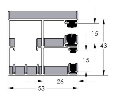 zintegrowan¹, rolowan¹ siatk¹ przeciwinsektow¹ z uszczelk¹ szczotkow¹ dla listew pancerza PVC i ALU MINI wystêpuje w kolorach : 01, 02, 03, 04, 23, 27, 32, Ral UWAGA :