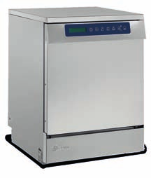 DS 500 CL Podblatowa myjnia-dezynfektor z suszeniem wymuszonym obiegiem gorącego powietrza Urządzenie zaprojektowane specjalnie do instalacji w niewielkich przestrzeniach, wyposażone we wlew wody i