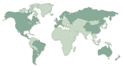 Pilkington in the world 4 Pilkington wraz z firmami powiàzanymi kapita owo dysponuje zak adami produkcyjnymi, przetwórczymi oraz dystrybucyjnymi na pi ciu kontynentach.