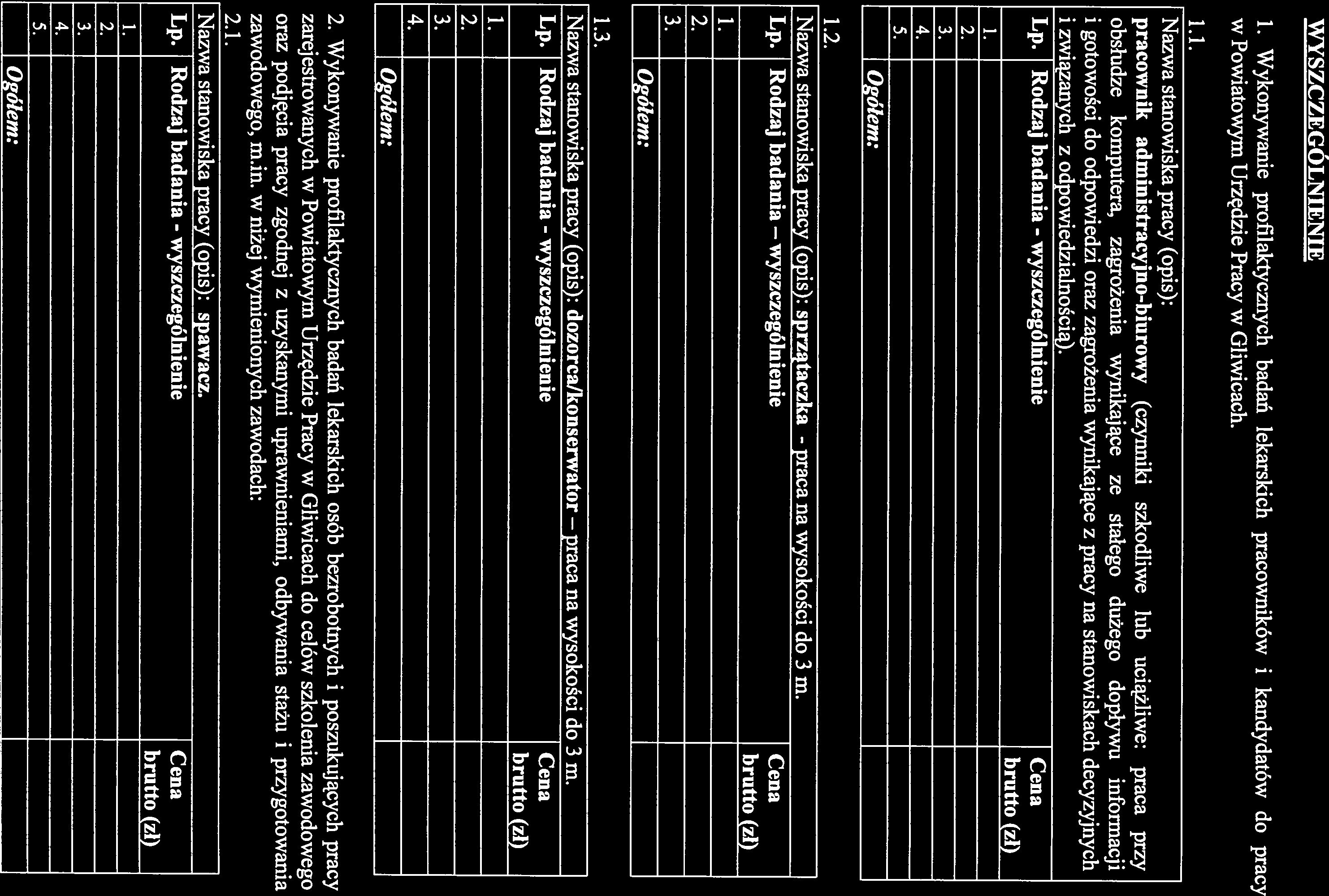 WYSZCZEGÓLNIENIE 1.