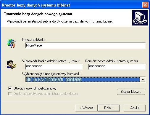 6.Instalacja oprogramowania biprzedszkole należy sprawdzić poprawność wprowadzonego hasła PFX.