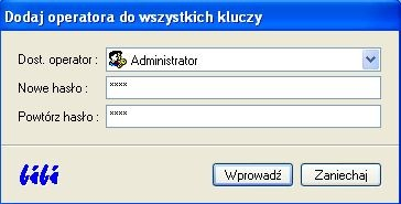 6.Instalacja oprogramowania biprzedszkole W ten sposób należy skonfigurować klucze dostarczone wraz z licencją.