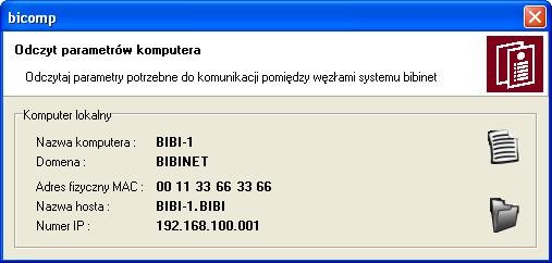 8.Dodatki 8.Dodatki 8.1 OPIS PROGRAMÓW NARZĘDZIOWYCH. 8.1.1 Program bicomp - odczyt danych komputera W celu ułatwienia odczytu danych z komputera został stworzony program bicomp.exe.