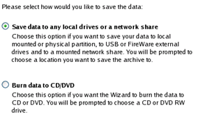 4. Z menu uruchomieniowego Linux wybierz File Transfer Wizard. Ten sam kreator dostępny jest po wybraniu trybu PTS DOS. 5. Na stronie powitalnej kreatora kliknij przycisk Dalej. 6.