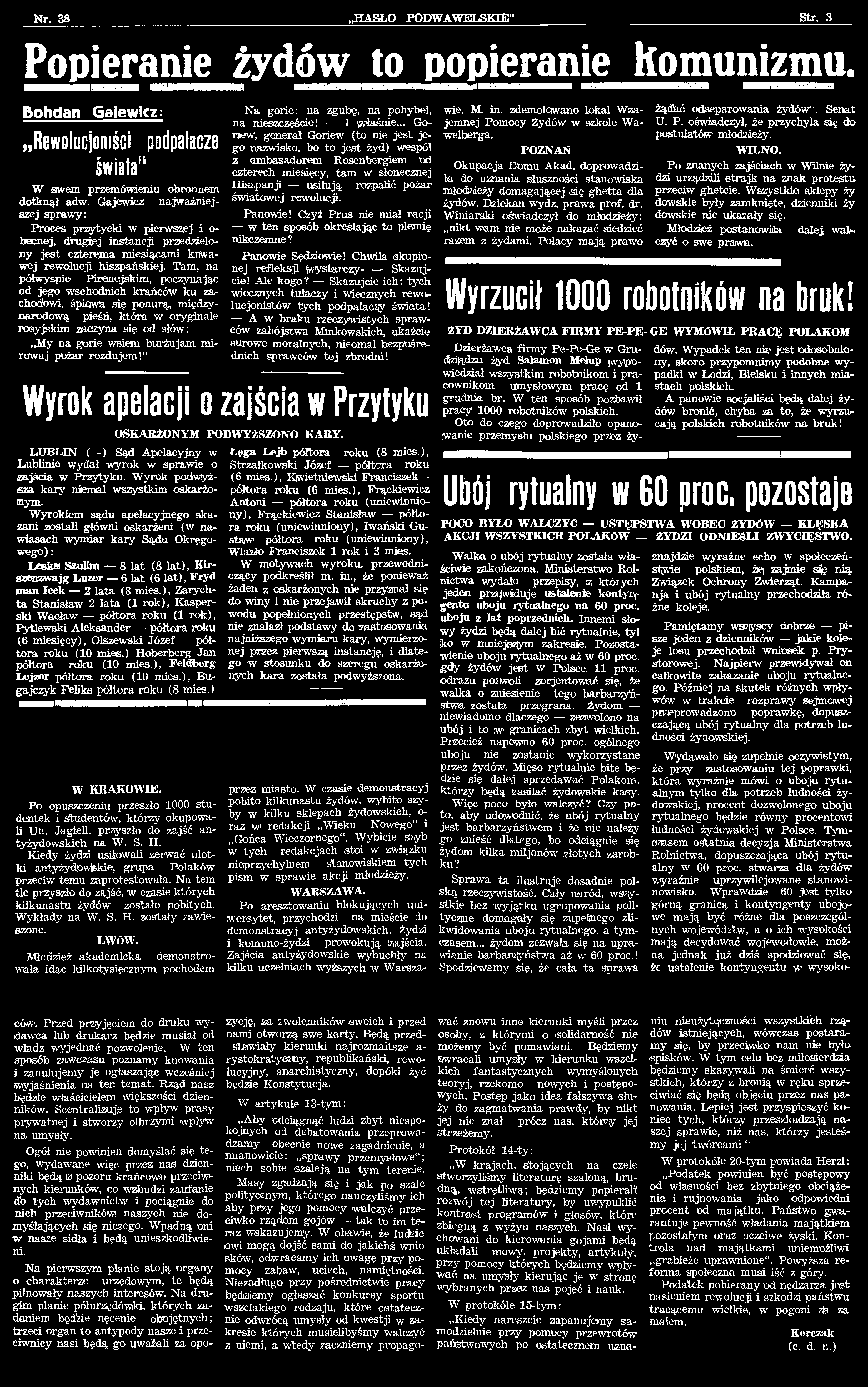 Kraków L W ów Poznań W Arszaw A łódź E2l Nr 38 Siąsk