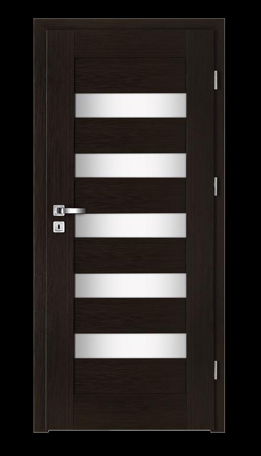 paris avangarde Konstrukcja drzwi: - ramy skrzydła wykonane z klejonki drewnianej i płyty mdf - profile wykończone okleiną drewnopodobną INTENSO-Wood o