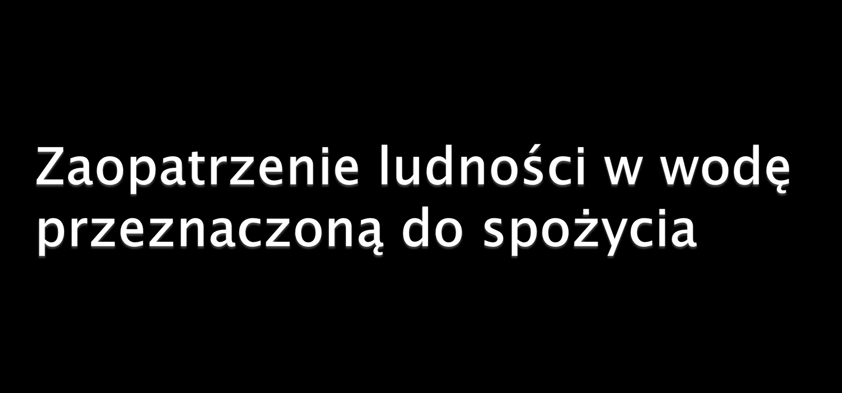 Na przestrzeni ostatnich trzech lat odsetek ludności korzystającej z wody o niewłaściwej jakości kształtował się następująco: 2013r. 0,45%, 2014r. 1,77%, 2015r. 2,55%.