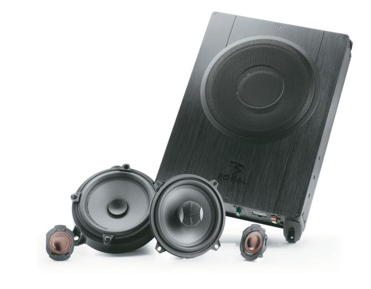 Audio Wideo 01 Zestaw głośników 02 Przenośny system Focal Music Premium 6.